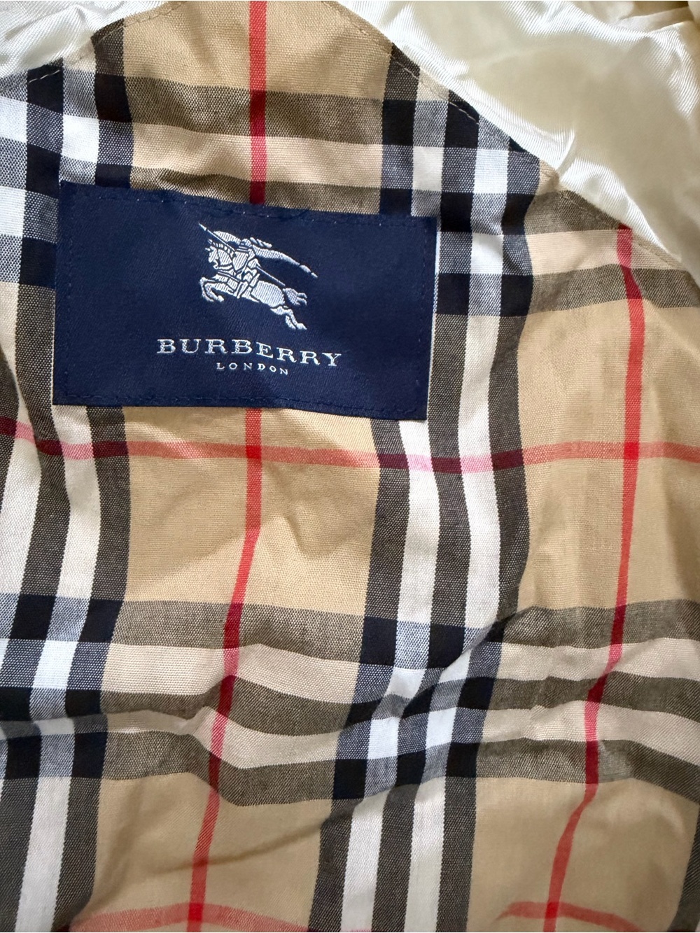 Burberry Yellow Trench Coat with Signature Check Hood - Picture 4 of 7